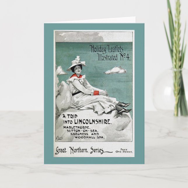 Vintage Lincolnshire, Förenade kungariket, Helgdag Helgkort (Framsida)