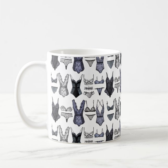 Vintage Lingerie Kaffemugg (Vänster)