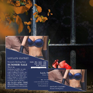 Vintage Lingerie, Kläderbutiken för kvinnor Visitkort