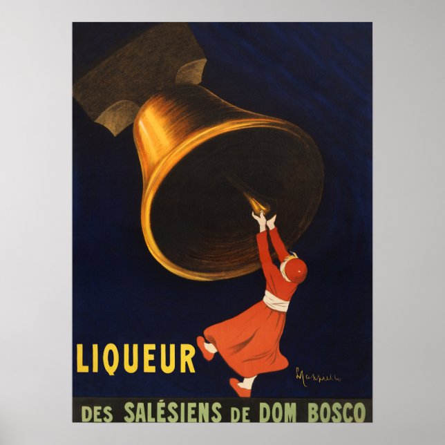 Vintage Liqueur Annonsering Poster (Framsidan)