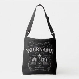 Vintage Liquor Pub Personlig för tidigare whisky-e Axelväska