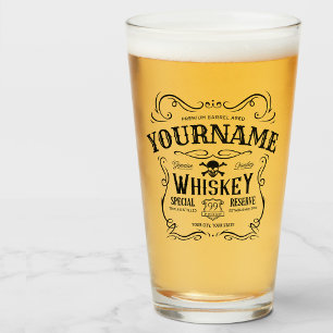 Vintage Liquor Pub Personlig för tidigare whisky-e Glaskopp