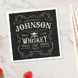 Vintage Liquor Pub Personlig för tidigare whisky-e Pappersservett<br><div class="desc">Den gamla Vintagen Liquor Pub,   Liquor etikett för whisky-Personlig...  Anpassa med namn eller Anpassningsbar Text!</div>