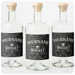 Vintage Liquor Pub Personlig för tidigare whisky-e Spritflaskor Etikett<br><div class="desc">Den gamla Vintagen Liquor Pub,   Liquor etikett för whisky-Personlig...  Anpassa med namn eller Anpassningsbar Text!</div>