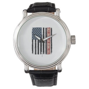 Vintage liten bussförarflagga skjortdesign_1 armbandsur