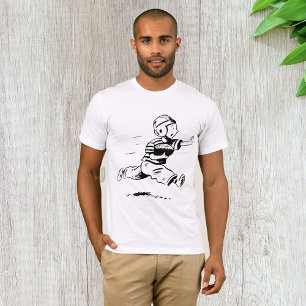 Vintage liten pojke springer tillbaka amerikansk f t shirt