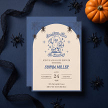 Vintage Little Boo kommer Halloween baby shower