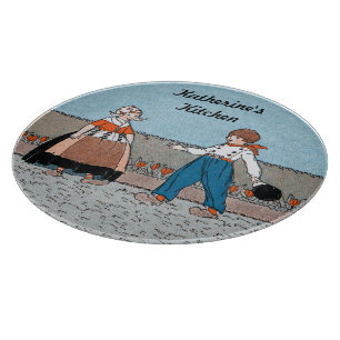 Vintage Little Dutch Girl Boy Traditional Dress