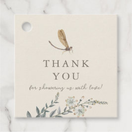 Vintage Little Love Bug Baby Shower Thank you Gåvor Etiketter