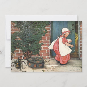 Vintage Little Miss Muffet Spindel Barnkammarrim