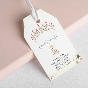 Vintage Little Princess Baby Shower Tack Presentetikett
