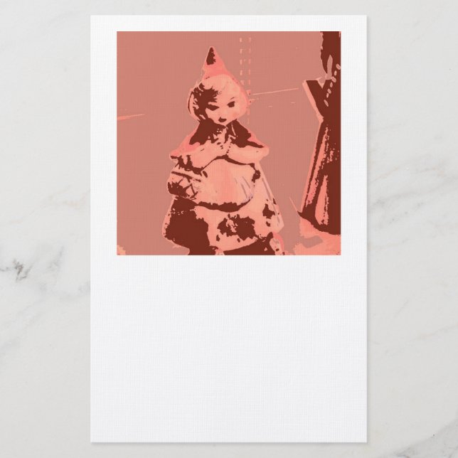 Vintage Little Red Riding Huva Brevpapper (Framsida)