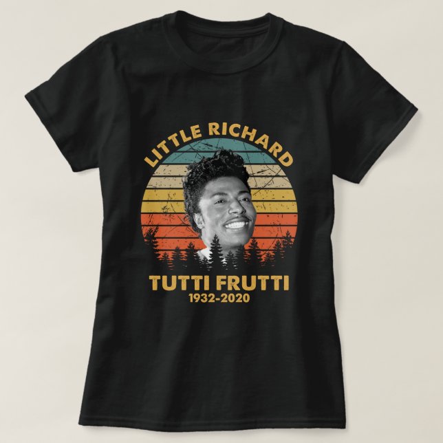 Vintage Little Richard Tutti Frutti T Shirt (Design framsida)