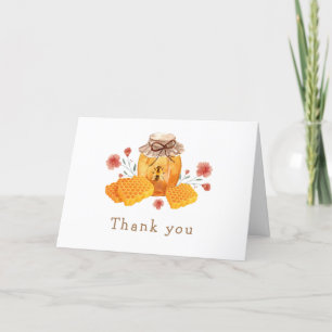 Vintage Little Wildhoney Bee Baby Shower Tack Kort