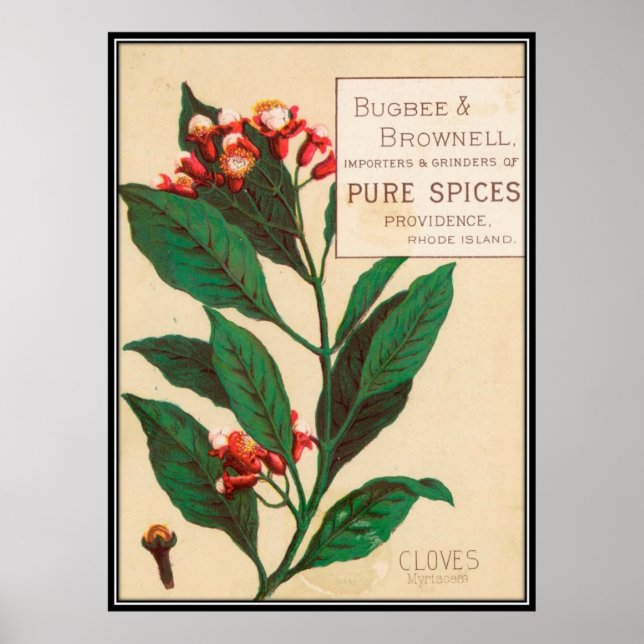 Vintage: livsmedelsreklam - poster (Framsidan)