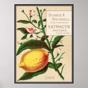 Vintage: livsmedelsreklam - poster