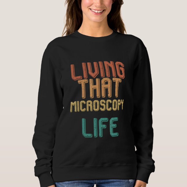 Vintage livsstil som MICROSCOPY liv T Shirt (Framsida)