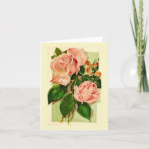 Vintage Ljusa rosa Tea Ro