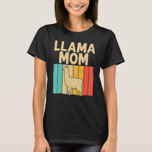 Vintage Llama Mamma Grandma Women Alpaca Animal T Shirt