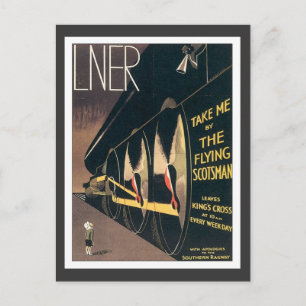 Vintage LNER-järnvägen Vykort