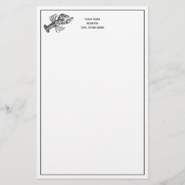 Vintage Lobster #1 Teckning Brevpapper