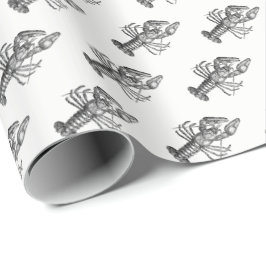 Vintage Lobster #1 Teckning Presentpapper