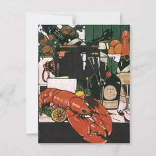 Vintage Lobster Champagne; Finare Elegant Party