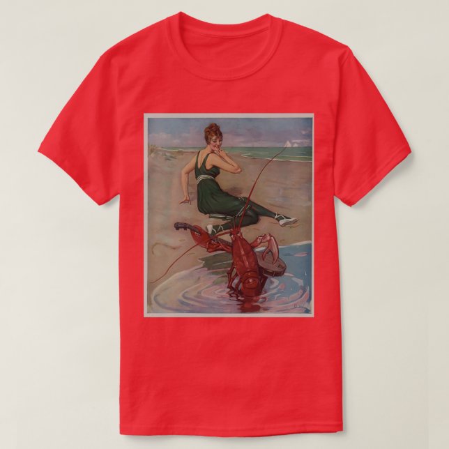 Vintage Lobster Guitar Sergranat 1914 T Shirt (Design framsida)