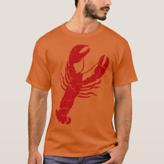 Vintage Lobster Print Lobster T Shirt