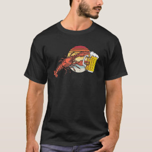 Vintage Lobsters Food Drinks Vacationing Illustrat T Shirt