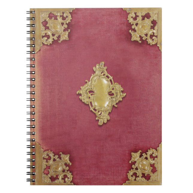 Vintage Lock Journal Cover Anteckningsbok (Framsidan)