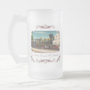 Vintage Locomotive Frosted Mugg