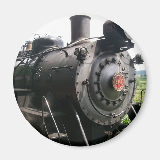 Vintage Locomotive Railroad Tåg Magnet