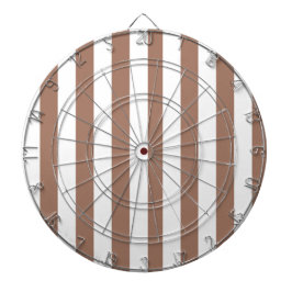 Vintage Lodrät Rand Mocha Mousse White Darttavla