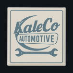 Vintage Logo Magnet<br><div class="desc">The Vintage Logo Magnet brings the rich, mostly made-up heritage of KaleCoAuto to any metal surface you own. This is sort of like the original logo, forged in an era when seat belts were optional and oil changes were scheduled by feel. Stick it proudly on your fridge or toolbox and...</div>