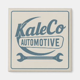 Vintage Logotyp Magnet