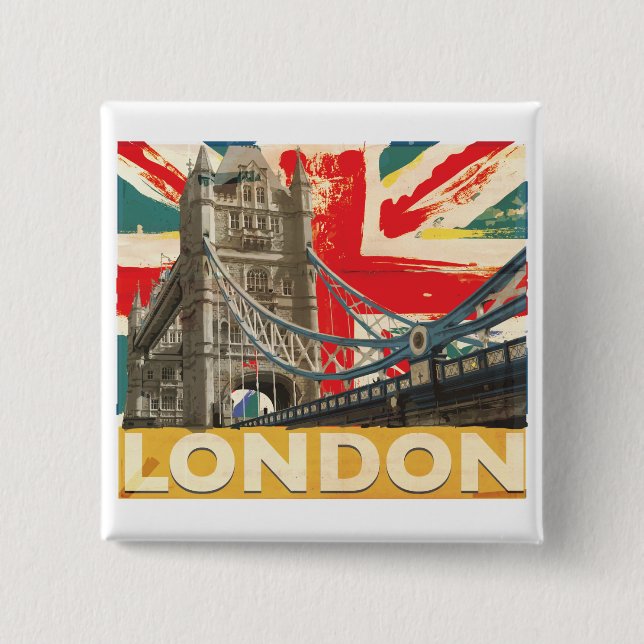Vintage London-affisch Knapp (Framsida)