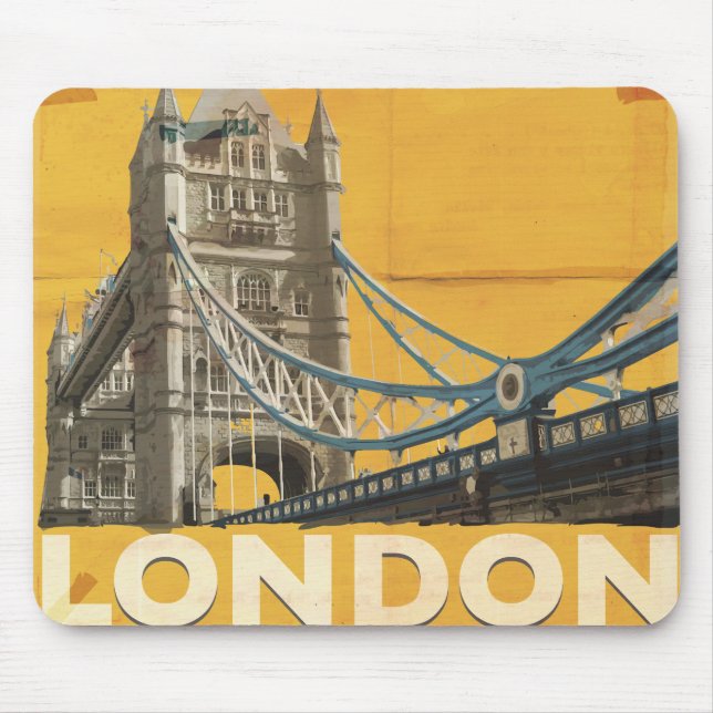 Vintage London-affisch Musmatta (Framsidan)