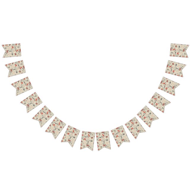 Vintage London Banner Vimplar (Alla)