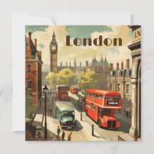 Vintage London Big Ben Anpassad text