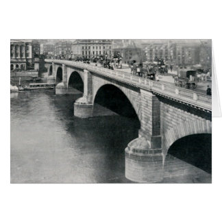Vintage London Bridge Hälsningskort