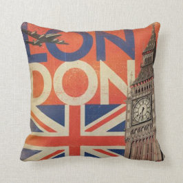 Vintage London Dekorativ kudde