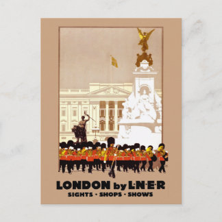Vintage London England by Railway Travel Vykort