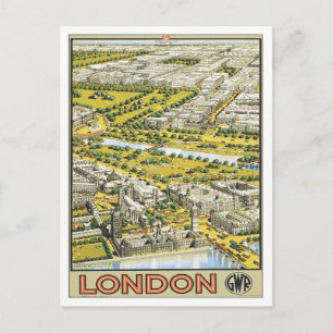 Vintage London England Vykort