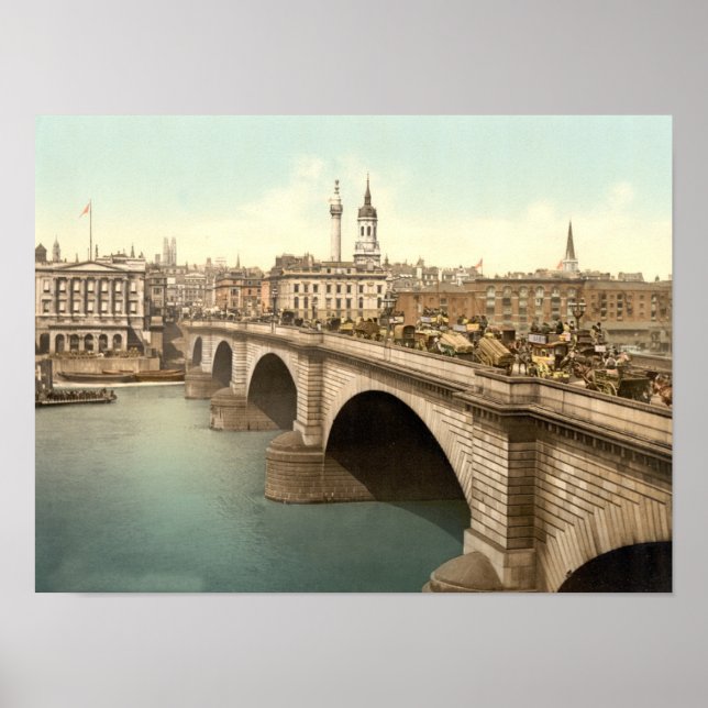 Vintage London Illustration Poster (Framsidan)