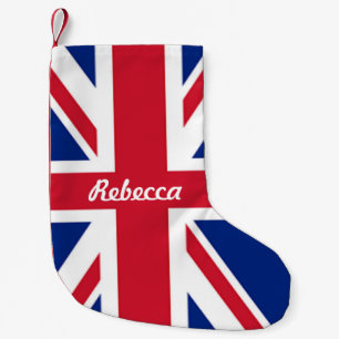 vintage london mode british flagga Union jack Liten Julstrumpa