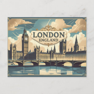 Vintage London Scenes Vykort