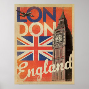 Vintage London Travel Poster