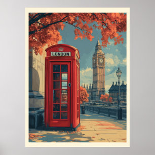 Vintage London Travel Poster