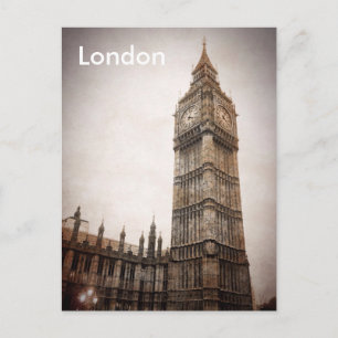 Vintage London Travel Tourism Vykort